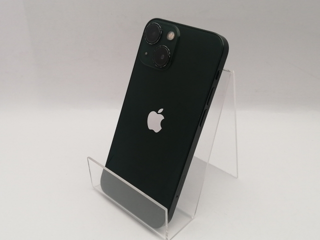 【中古】【赤ロム保証あり】Apple au 【SIMフリー】 iPhone 13 mini 128GB グリーン MNFC3J/A【熊本】保証期間１週間【ランクC】