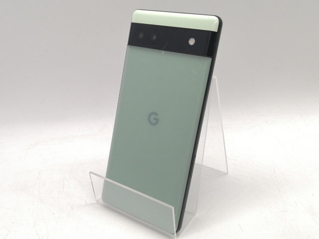 【中古】Google au 【SIMフリー】 Pixel 6a セージ 6GB 128GB GB17L【熊本】保証期間１ヶ月【ランクB】