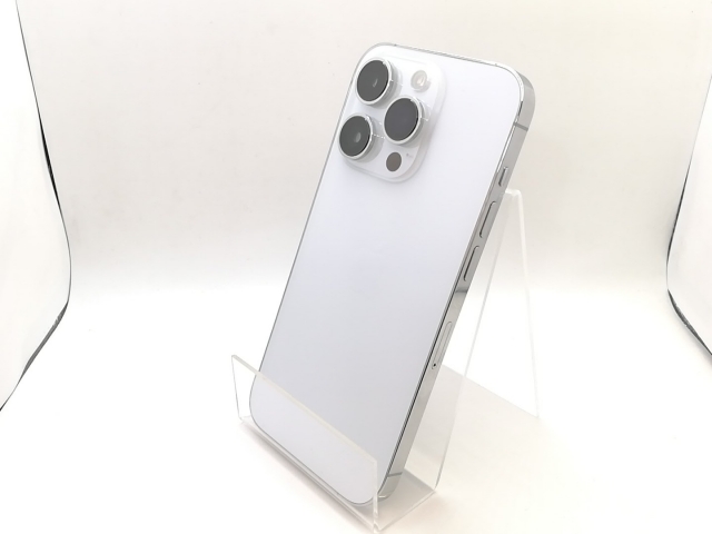 【中古】Apple docomo 【SIMフリー】 iPhone 14 Pro 128GB シルバー MQ013J/A【熊本】保証期間１ヶ月【ランクB】