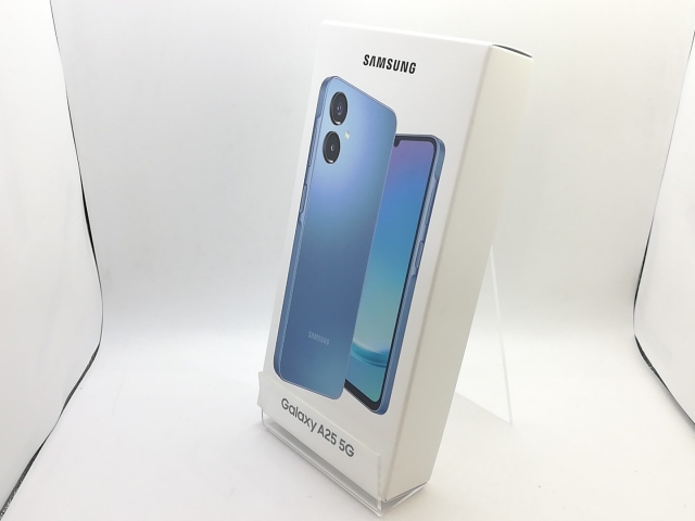【未使用】SAMSUNG au 【SIMフリー】 Galaxy A25 5G ブルー 4GB 64GB SCG33【熊本】保証期間３ヶ月