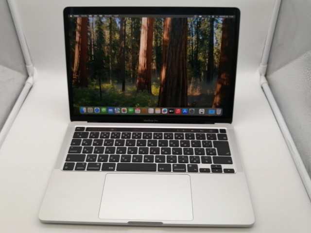 【中古】Apple MacBook Pro 13インチ M1(CPU:8C/GPU:8C) 8GB/256GB シルバー MYDA2J/A (M1・2020)【大須2】保証期間１ヶ月【ランクB】