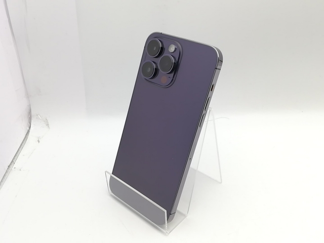 iPhone 14 Pro MAX パープル 256 GB バッテリー100% バッテリー100% iPhone14 Pro Max 256GB ディープパープル Bランク SIM