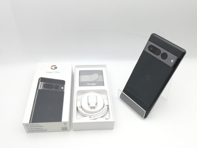 中古】Google 国内版 【SIMフリー】 Pixel 7 Pro オブシディアン 12GB