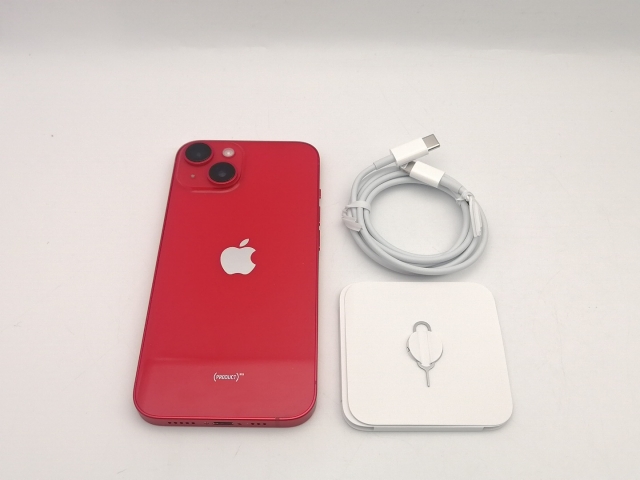 【中古】Apple 国内版 【SIMフリー】 iPhone 14 256GB (PRODUCT)RED MPWG3J/A【熊本】保証期間１ヶ月【ランクB】