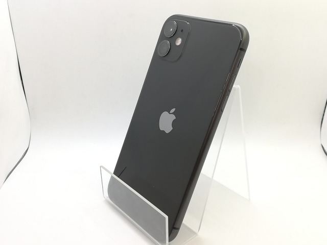 【中古】Apple SoftBank 【SIMロック解除済み】 iPhone 11 128GB ブラック MWM02J/A【熊本】保証期間１ヶ月【ランクB】