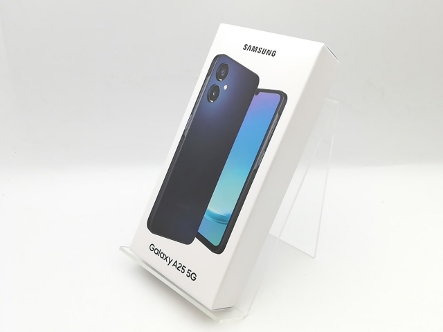 【未使用】SAMSUNG au 【SIMフリー】 Galaxy A25 5G ブラック 4GB 64GB SCG33【熊本】保証期間３ヶ月