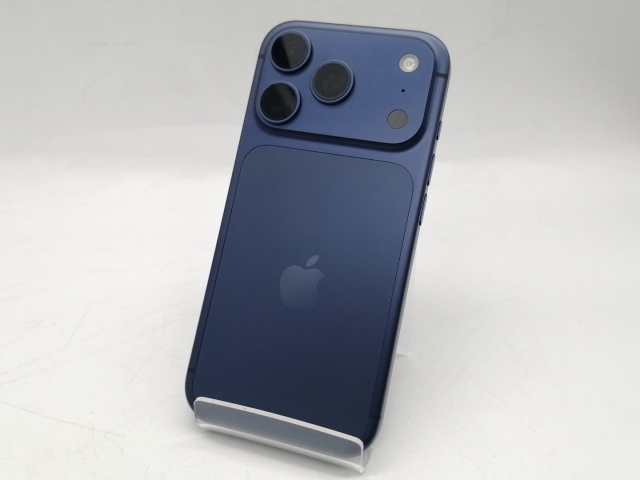 【中古】Apple SoftBank 【SIMフリー】 iPhone 17 Pro 256GB ディープブルー MG874J/A【町田】保証期間１ヶ月【ランクA】