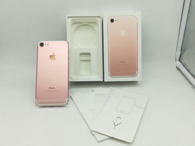 【中古】Apple au 【SIMロック解除済み】 iPhone 7 128GB ローズゴールド MNCN2J/A【町田】保証期間１ヶ月【ランクC】_7