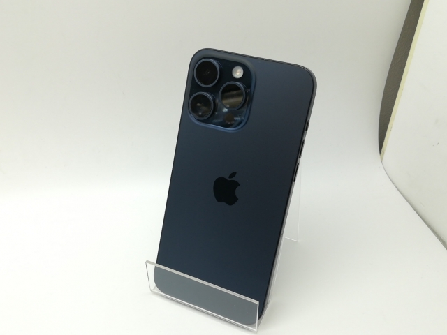 【中古】Apple 国内版 【SIMフリー】 iPhone 15 Pro Max 256GB ブルーチタニウム MU6T3J/A【川崎駅前】保証期間１ヶ月【ランクA】