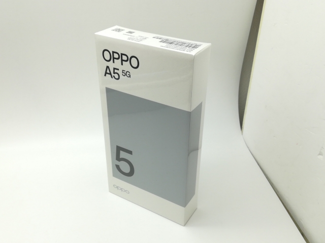 【未使用】Oppo UQmobile 【SIMフリー】 OPPO A5 5G 4GB 128GB ホワイト OPG06【新橋】保証期間３ヶ月_1