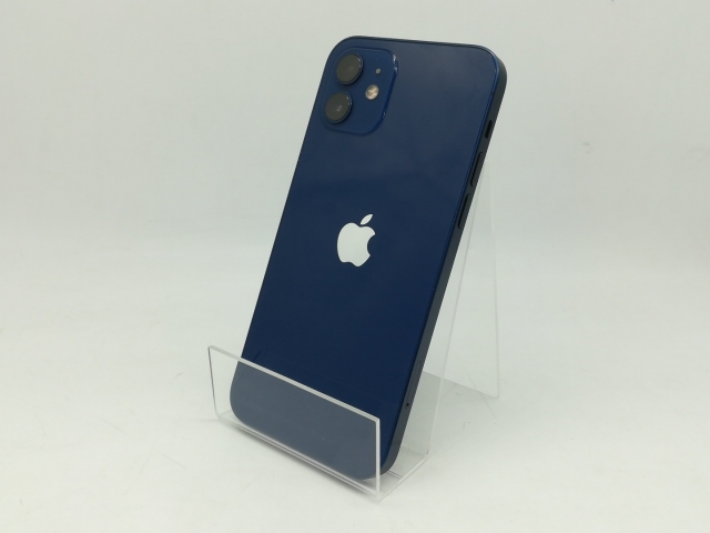 【中古】Apple ymobile 【SIMロック解除済み】 iPhone 12 64GB ブルー MGHR3J/A【町田】保証期間１ヶ月【ランクB】