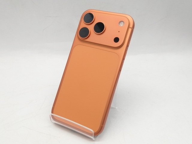 【中古】Apple au 【SIMフリー】 iPhone 17 Pro 256GB コズミックオレンジ MG864J/A【町田】保証期間１ヶ月【ランクA】