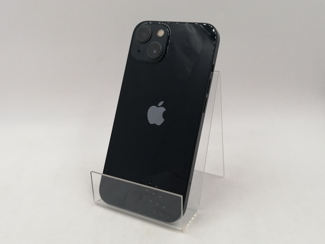 【中古】Apple au 【SIMフリー】 iPhone 13 128GB ミッドナイト MLNC3J/A【千葉】保証期間１ヶ月【ランクC】