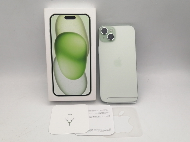 【中古】Apple 国内版 【SIMフリー】 iPhone 15 Plus 128GB グリーン MU0E3J/A【神保町】保証期間１ヶ月【ランクA】_9