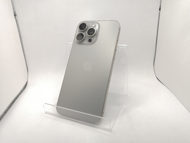 【中古】Apple 国内版 【SIMフリー】 iPhone 15 Pro Max 256GB ナチュラルチタニウム MU6R3J/A【大阪本店】保証期間１ヶ月【ランクB】