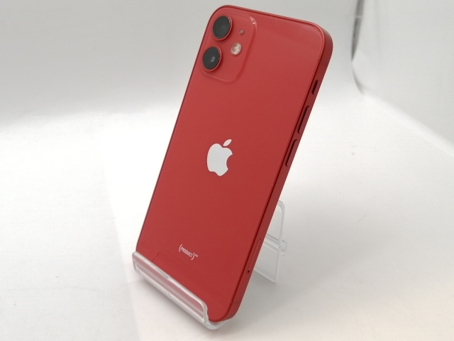 【中古】Apple au 【SIMロック解除済み】 iPhone 12 mini 128GB (PRODUCT)RED MGDN3J/A【秋葉5号】保証期間１ヶ月【ランクB】