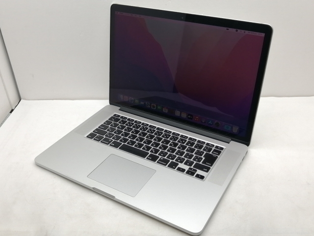 【中古】Apple MacBook Pro 15インチ CTO (Mid 2015) Core i7(2.2G)/16G/512G(SSD)/Iris Pro【仙台イービーンズ】保証期間１ヶ月【ランクC】