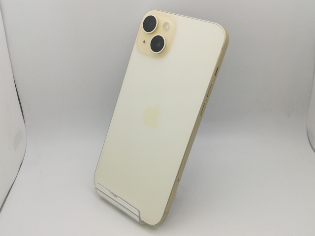 【中古】Apple docomo 【SIMフリー】 iPhone 15 Plus 128GB イエロー MU0A3J/A【新橋】保証期間１ヶ月【ランクA】