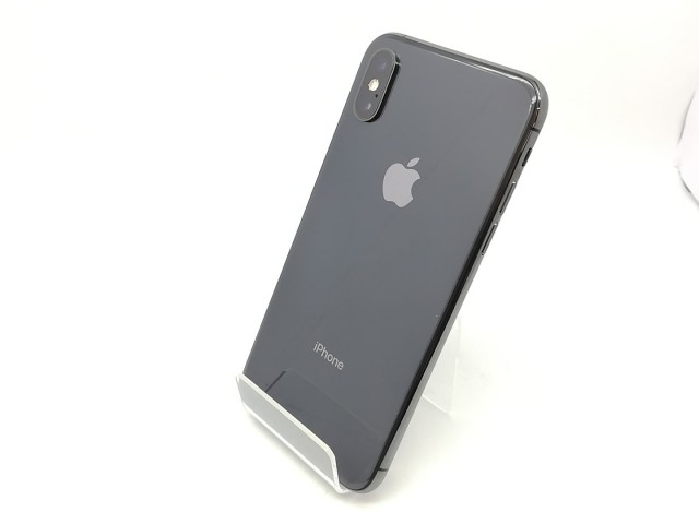 【中古】Apple au 【SIMロック解除済み】 iPhone XS 64GB スペースグレイ MTAW2J/A【立川フロム中武】保証期間１ヶ月【ランクB】