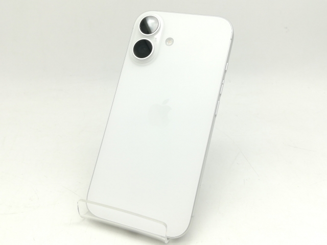 【中古】Apple docomo 【SIMフリー】 iPhone 16 256GB ホワイト MYDX3J/A【戸塚】保証期間１ヶ月【ランクA】