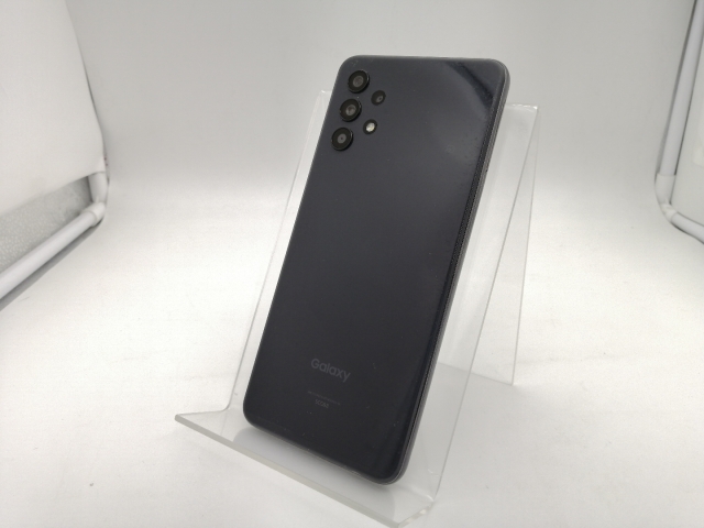 【中古】SAMSUNG au 【SIMロック解除済み】 Galaxy A32 5G オーサムブラック 4GB 64GB SCG08【なんば】保証期間１ヶ月【ランクC】