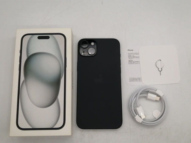 中古】Apple 国内版 【SIMフリー】 iPhone 15 Plus 512GB ブラック