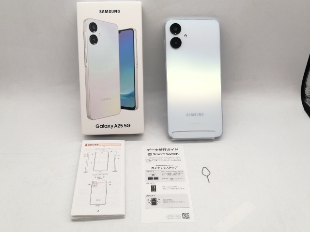 【中古】SAMSUNG UQmobile 【SIMフリー】 Galaxy A25 5G ライトブルー 4GB 64GB SCG33【町田】保証期間１ヶ月【ランクB】_5