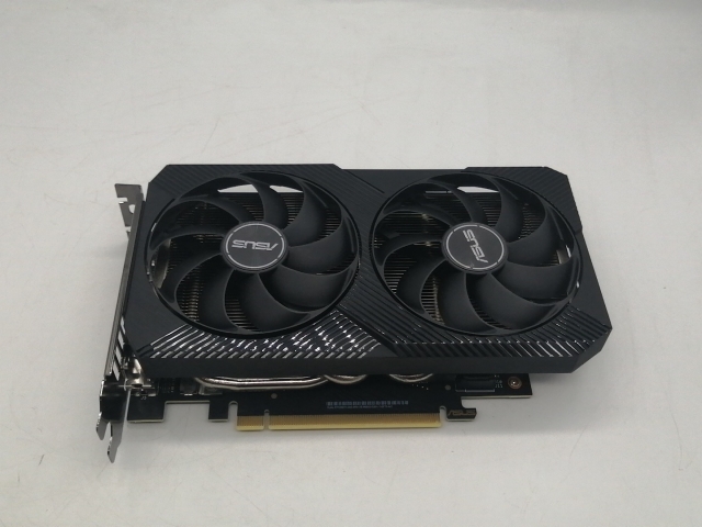 【中古】ASUS DUAL-RTX3060TI-O8G-MINI-V2 RTX3060Ti(LHR)/8GB(GDDR6)【秋葉3号】保証期間１週間