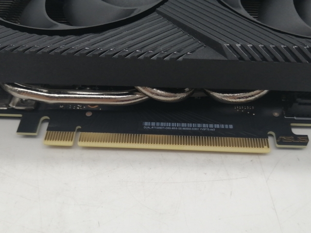 【中古】ASUS DUAL-RTX3060TI-O8G-MINI-V2 RTX3060Ti(LHR)/8GB(GDDR6)【秋葉3号】保証期間１週間_2