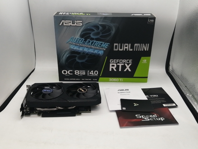 【中古】ASUS DUAL-RTX3060TI-O8G-MINI-V2 RTX3060Ti(LHR)/8GB(GDDR6)【秋葉3号】保証期間１週間_7