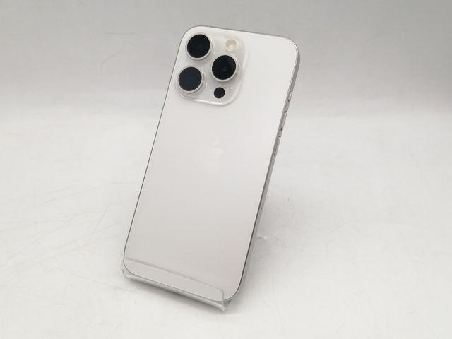 中古】Apple 国内版 【SIMフリー】 iPhone 15 Pro 128GB ホワイト 