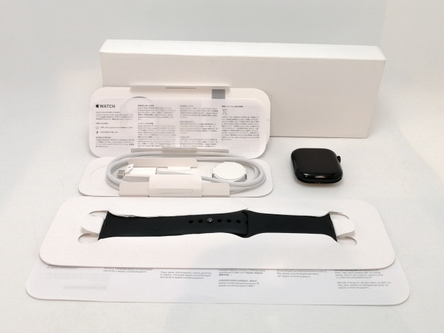 【中古】Apple Apple Watch Series10 46mm GPS ジェットブラックアルミニウムケース/ブラックスポーツバンド (M/L) MWWQ3J/A【津田沼】保証期間１ヶ月【ランクB】_5
