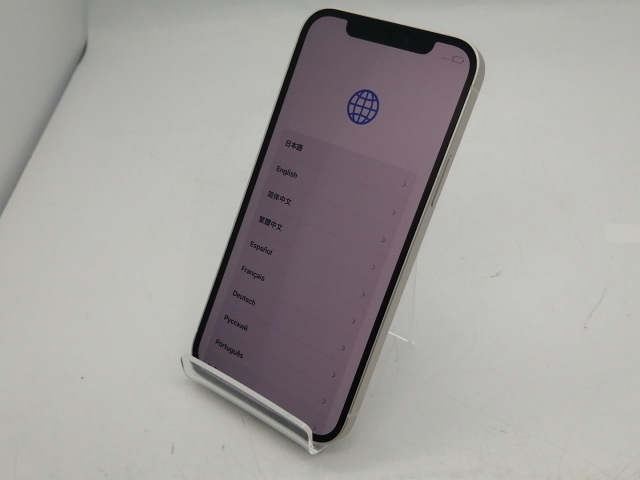 中古】Apple au 【SIMロックあり】 iPhone 12 64GB ホワイト MGHP3J/A