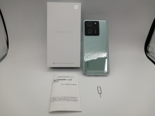 Xiaomi 13T メドウグリーン au UQ simフリー 256GB Xiaomi 13T 256GB メドウグリーン