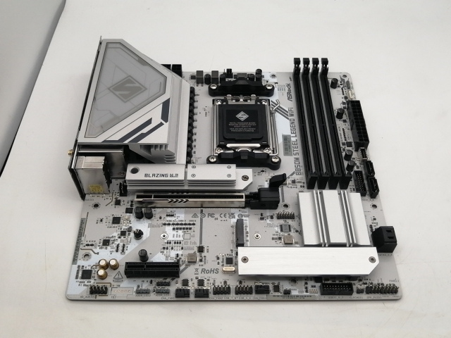 【中古】ASRock B850M Steel Legend WiFi B850/AM5/microATX【町田】保証期間１週間