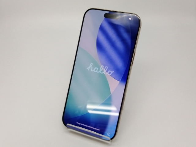 【中古】Apple au 【SIMフリー】 iPhone 16 Pro Max 256GB デザートチタニウム MYWJ3J/A【三宮センター】保証期間１ヶ月【ランクA】
