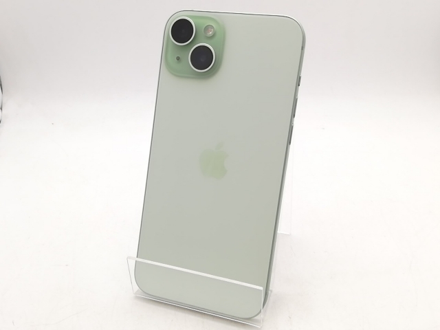 【中古】Apple docomo 【SIMフリー】 iPhone 15 Plus 128GB グリーン MU0E3J/A【柏】保証期間１ヶ月【ランクA】