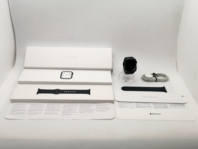 【中古】Apple Apple Watch Series7 45mm GPS ミッドナイトアルミ/スポーツバンド ミッドナイト【神保町】保証期間１ヶ月【ランクC】_9