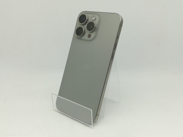 【中古】Apple 国内版 【SIMフリー】 iPhone 15 Pro Max 256GB ナチュラルチタニウム MU6R3J/A【千葉】保証期間１ヶ月【ランクA】