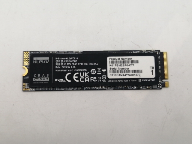 【中古】各社 1TB SSD (M.2 2280/PCIe3.0 NVMe)【町田】保証期間１週間