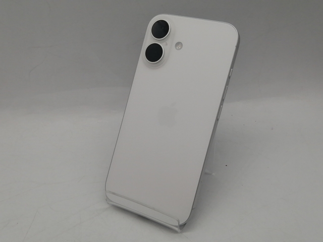 【中古】Apple docomo 【SIMフリー】 iPhone 16 256GB ホワイト MYDX3J/A【町田】保証期間１ヶ月【ランクA】