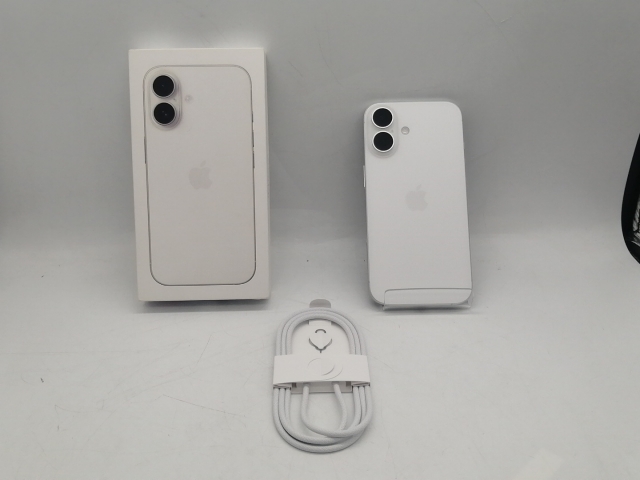 【中古】Apple docomo 【SIMフリー】 iPhone 16 256GB ホワイト MYDX3J/A【町田】保証期間１ヶ月【ランクA】_7