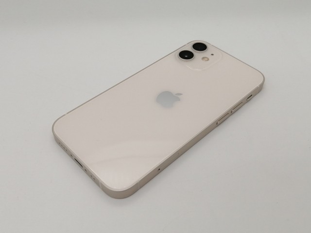 【中古】【赤ロム保証あり】Apple au 【SIMロック解除済み】 iPhone 12 mini 128GB ホワイト MGDM3J/A【川越クレアモール】保証期間１ヶ