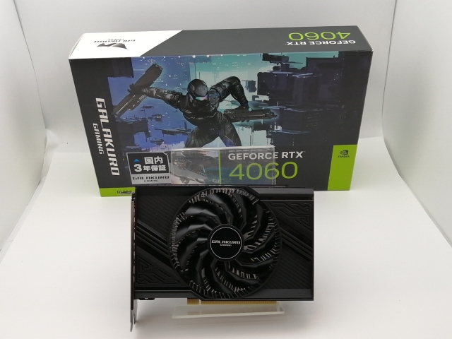 GALAKURO GAMING GEFORCE RTX 4060 中古 GALAKURO GAMING、「GeForce
