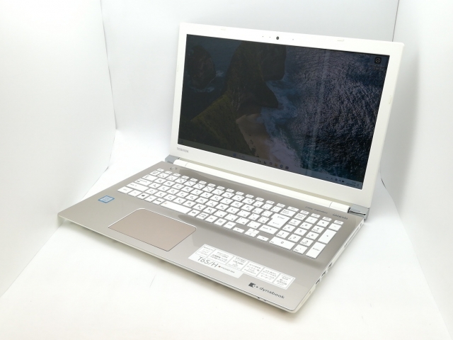 【中古】TOSHIBA dynabook T65 T65/HG PT65HGP-REA サテンゴールド【i7-8550U 4G 1T DVDマルチ WiFi 15.6LCD】【三宮センター】保証期間１ヶ月【ランクB】