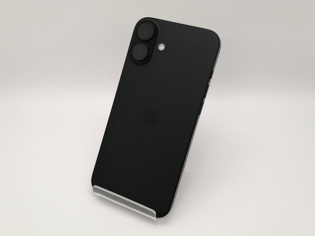 【中古】Apple au 【SIMフリー】 iPhone 16 Plus 128GB ブラック MXVA3J/A【三宮センター】保証期間１ヶ月【ランクA】