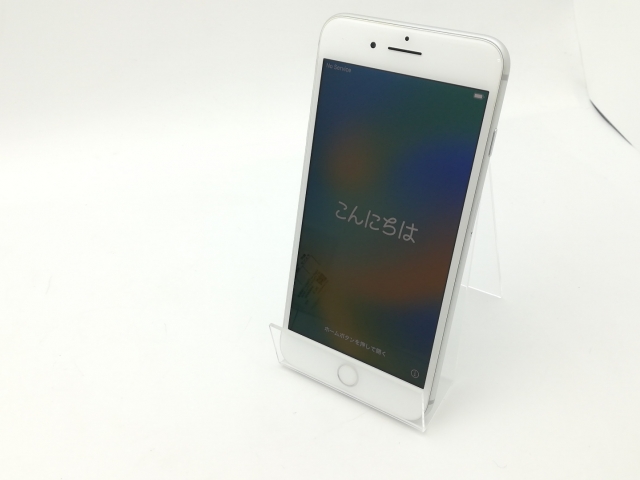 送料無料 iPhone 8 Plus 64GB シルバー SIMロック解除済み 美品
