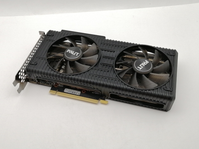 【中古】Palit GeForce RTX 3060 Ti Dual OC（NE6306TS19P2-190AD）RTX3060Ti/8GB(GDDR6)/PCI-E【三宮センター】保証期間１週間