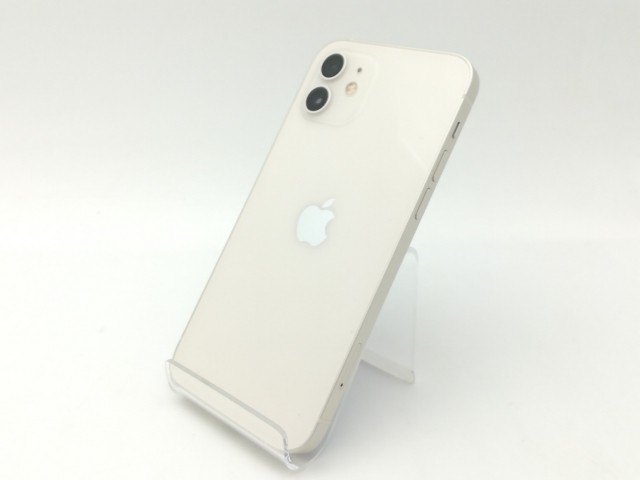 【中古】Apple docomo 【SIMロック解除済み】 iPhone 12 64GB ホワイト MGHP3J/A【OSU301】保証期間１ヶ月【ランクB】