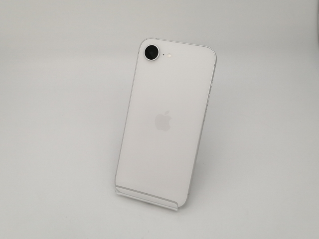 【中古】Apple au 【SIMフリー】 iPhone 16e 128GB ホワイト MD1R4J/A【三宮センター】保証期間１ヶ月【ランクA】